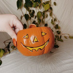 Halloween Planter – Autumn, Spooky, Skeleton, Jack O’Lantern
